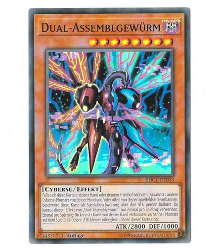 Dual assembwurm - yu-gi-oh!,