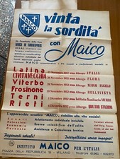 Manifesto pubblicitario maico - manifesto, pubblicitario*maico
