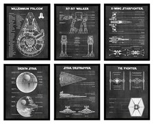 Star Wars Wall Art - 6 stampe