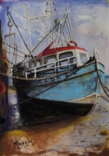 Stampa barca da pesca