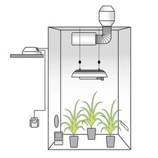Grow box riflettente