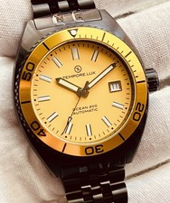 Orologio Tempore Lux Ocean 200 Pvd Nero, Swiss Automatic