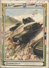 Quaderno "Nuove Armi" Carri armati  - Fascismo anni '30 Pigna - Pizzi & Pizio