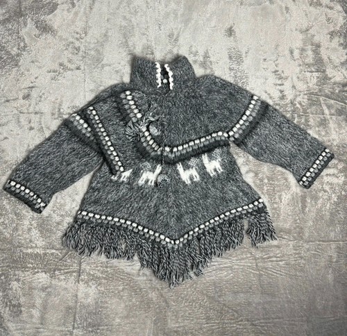 Poncho lana alpaca - in,