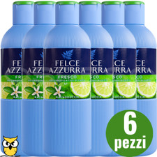 FELCE AZZURRA BAGNO DOCCIA FRESCO BERGAMOTTO E FIORI DI CEDRO 650ML 6 PEZZI