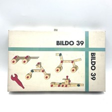 gioco di costruzioni d'epoca in legno BILDO 39 Nuovo New Sealed # GC