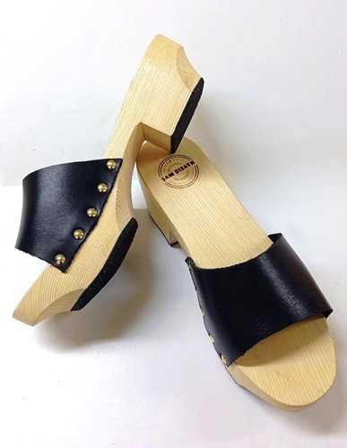 Sandali zoccoli legno fatti - sandali,