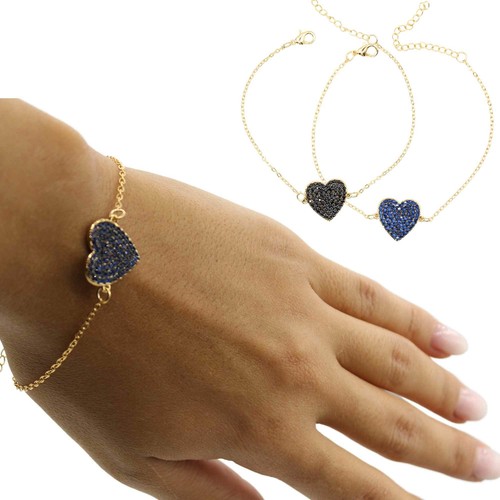 Bracciale donna acciaio cuore - bracciale,