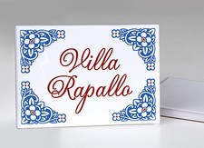 Targa villa benvenuto in