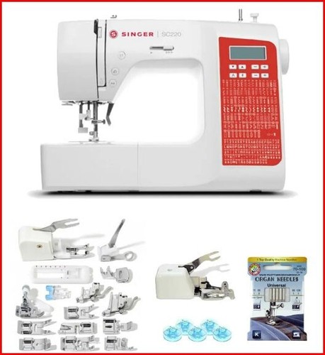 Singer sc220 rossa macchina - rossa,