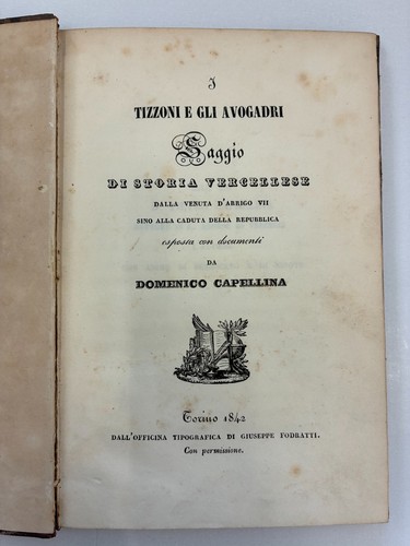 Tizzoni gli avogardi - i,