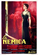 La Nemica Movie Poster c1950 -