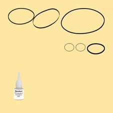 Cinghia Olio = Kit 5 per Toshiba PC 330 Cassette Deck