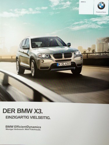 Brochure depliant bmw - depliant, x3