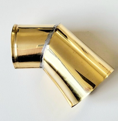 Gramophone speaker brass elbow - gramophone,