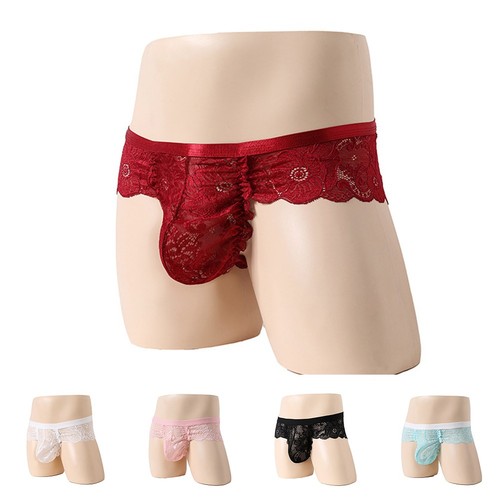 Boxer uomo pizzo trasparente