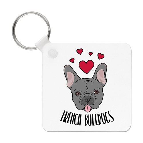 Portachiavi amore bulldog - portachiavi,