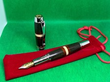 Penna stilografica in legno di ulivo alta qualità fatta a mano da collezione