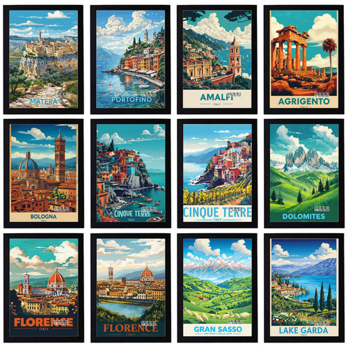 Poster vintage viaggio - poster,