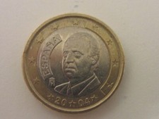 MONETA DA 1 EURO SPAGNA RE JUAN CARLOS 2004