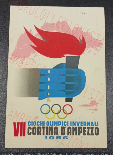 Cartolina vii giochi olimpici - cartolina,