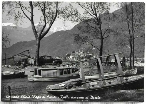 Cartolina lago como - di,