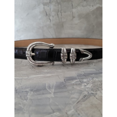 Cintura brighton pelle - pelle, nera