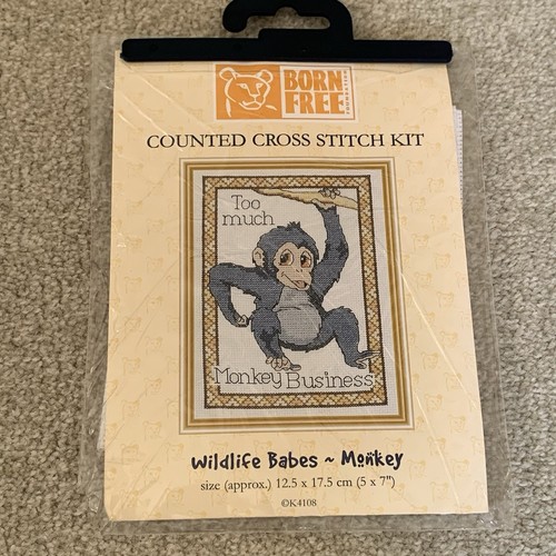 Dmc wildlife babes monkey kit - monkey,