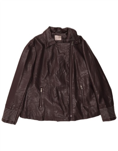 Giacca biker donna ecopelle