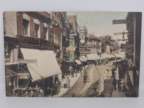 Vintage postcard bristol wine - vintage,