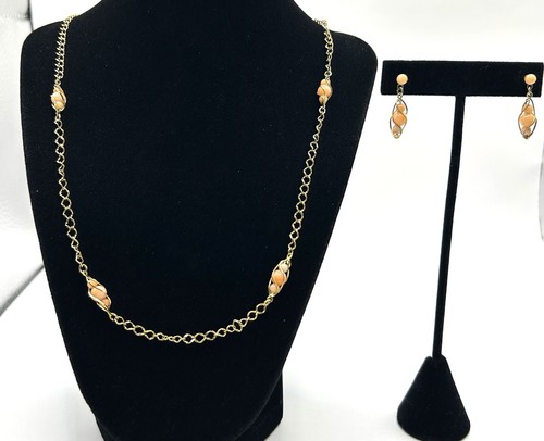 Set collana orecchini - e,