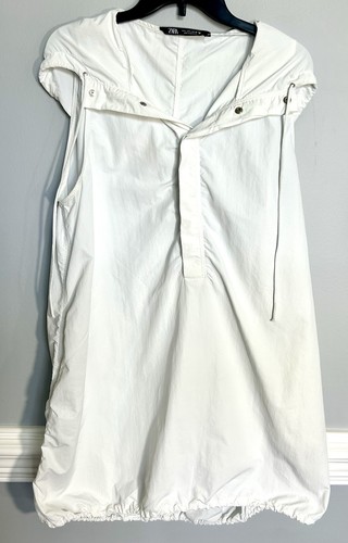 Zara vestito utility nylon - l,