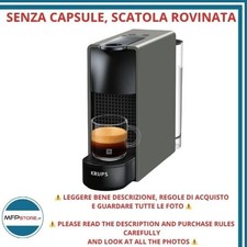 Krups Nespresso Essenza Mini XN110B GRIGIO- SCATOLA ROVINATA,TESTATO- NO CAPSULE