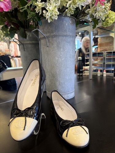 Ballerine chanel bicolore - ballerine,