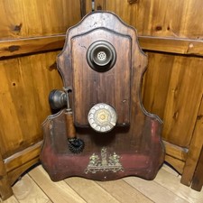 Antique Wooden Telephone Wall