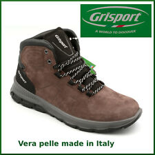 Scarponi uomo GRISPORT invernali Vibram scarponcini in vera pelle comodi da