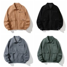Mens Casual Corduroy Jacket