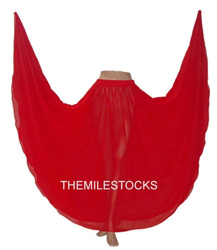 Tms rosso chiffon gonna - chiffon, a