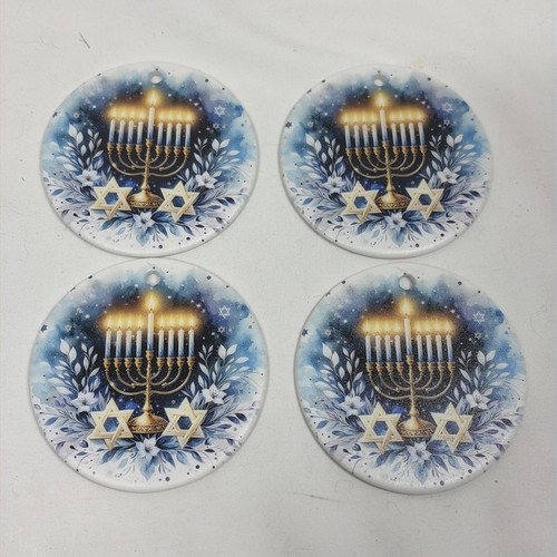 Lotto ornamenti menorah - di, 4