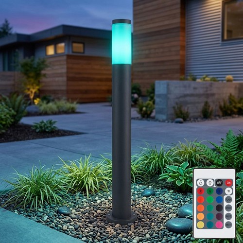 Led esterni piantana acciaio - led,