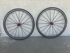 Set ruote Mavic Ksyrium ES clincher mozzo Shimano con pneumatici - pulite!