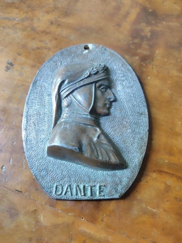 Placca dante alighieri - dante,