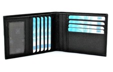 Portafoglio Uomo slim Vera Pelle Porta carte di credito documenti portatessere