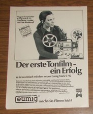 Rara Pubblicità Vintage EUMIG