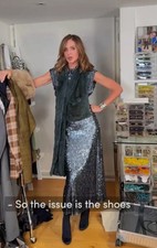 Maxi ballo Trinny Zara blu