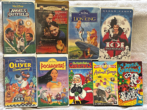 Disney vhs lot lion king - disney,