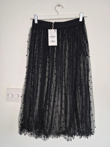 Gonna midi zara trafaluc - midi, nera