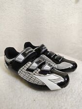 Diadora Trivex Uomo Sneakers 8 Nero Sintetico Bici Bicicletta Ciclismo Scarpe