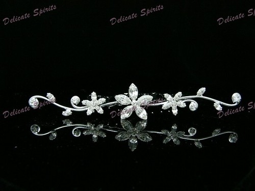Wedding bridal tiara comb - wedding,