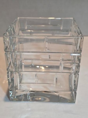 Vaso quadrato vintage baccarat - vintage,